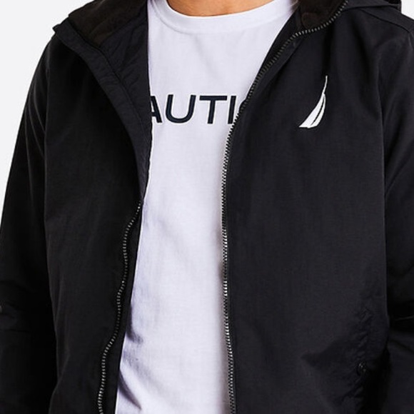 New-no tag (NAUTICAL) men’s jacket size L in dark blue - Picture 3 of 17